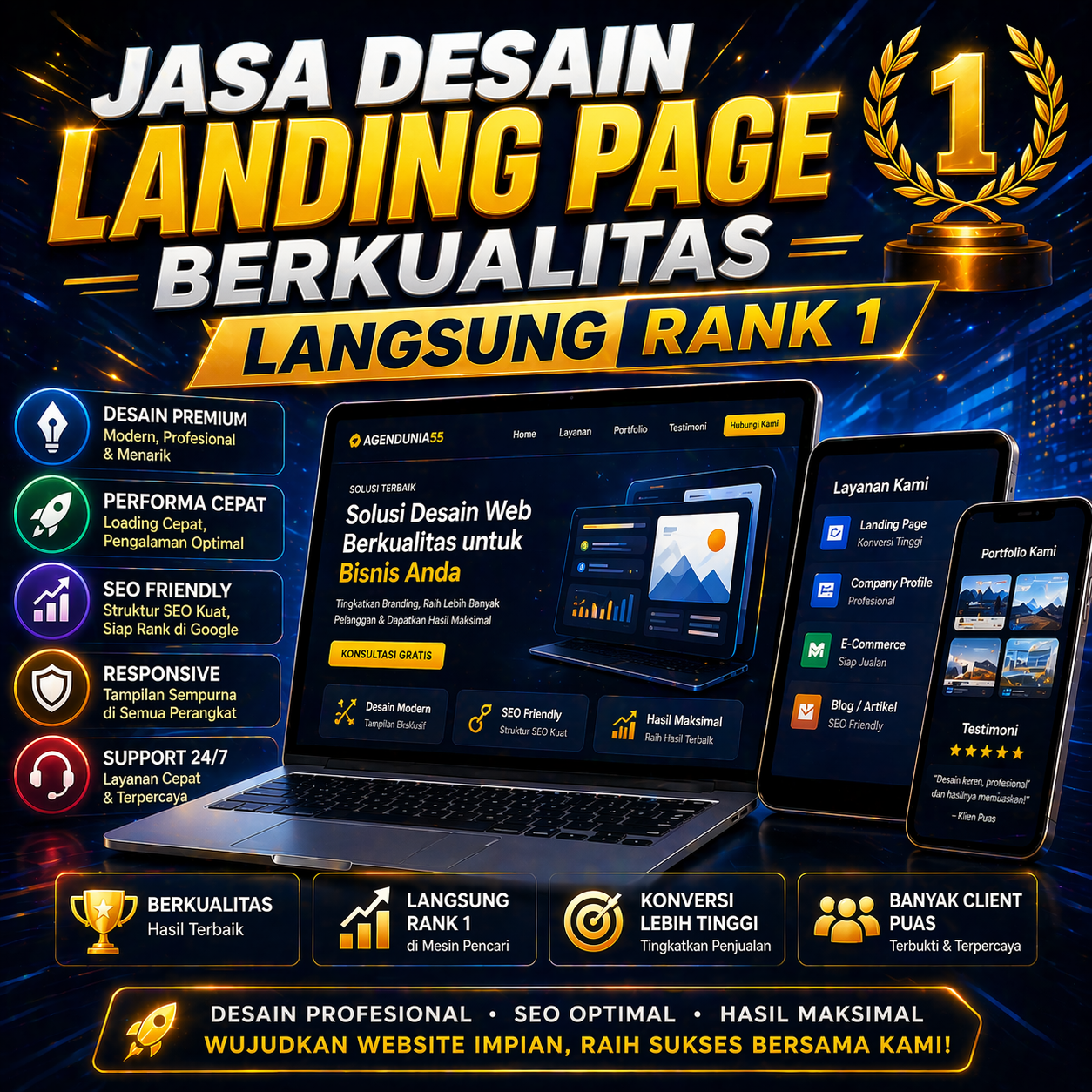 Landing Page Halus, Strategi Tenang untuk Menguatkan Kehadiran Online